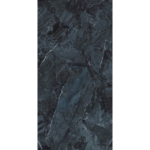 Керамогранит Belleza Covelano Teal High Glossy глянцевый черный 120х60 см