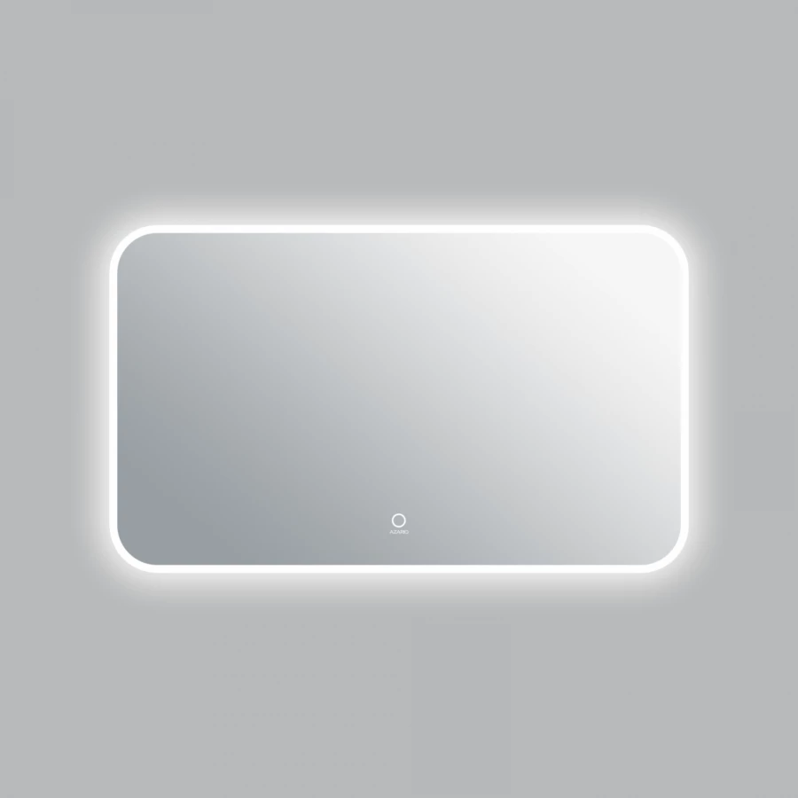 Зеркало Azario подсветка сенсорный выключатель с функцией диммера AZ-Z-018CS 100х60 см