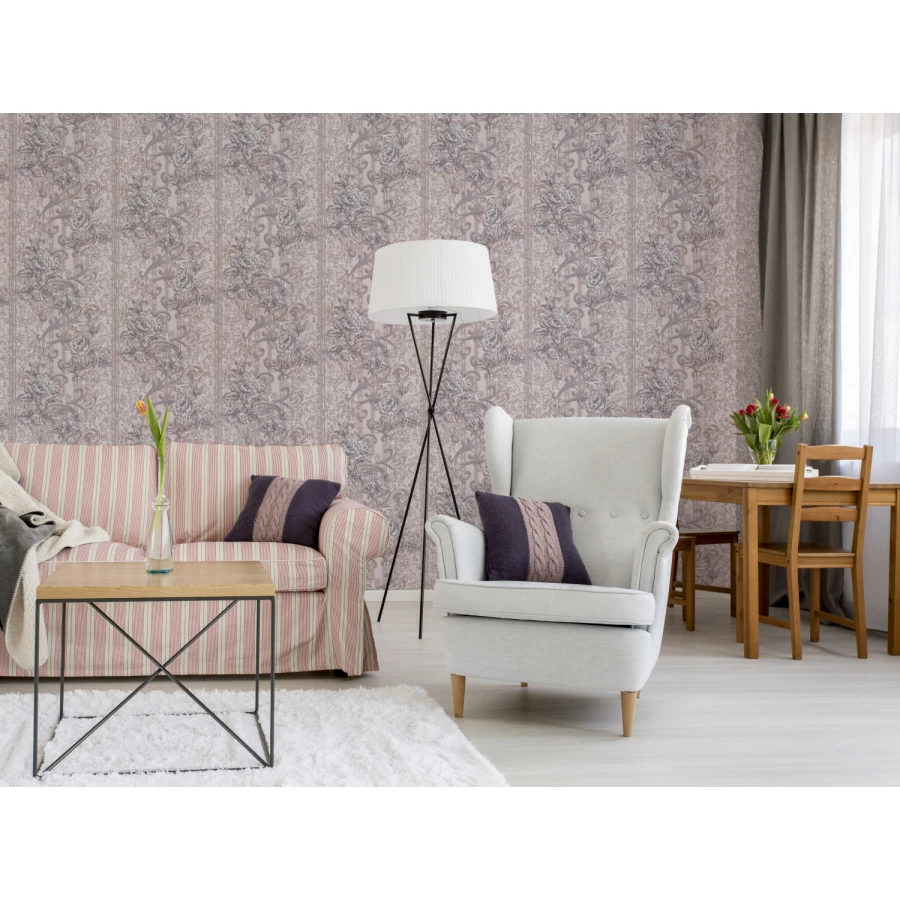 Обои флизелиновые Palitra Home HomeColor Berry бежевые HC31005-14 1.06х10.05 м