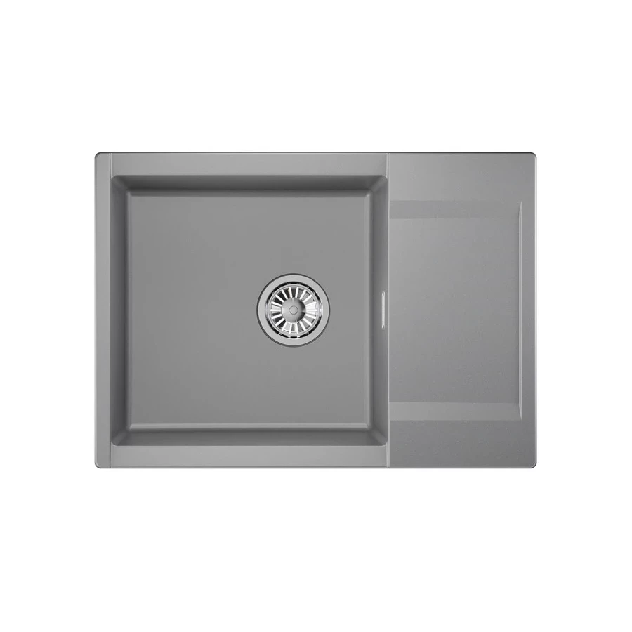 Кухонная мойка Granula Estetica 7003, АЛЮМИНИУМ 70x50x20 см