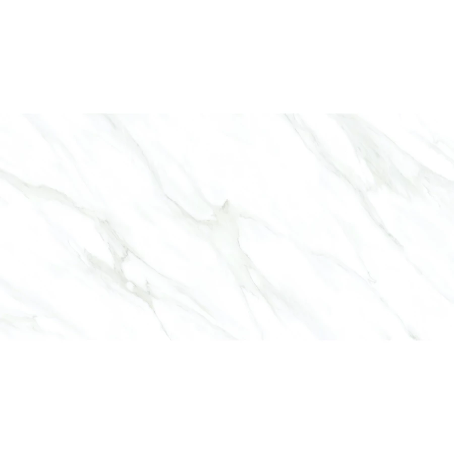 Керамогранит lamore Ceramic Gloss 60х120 Statuario Pearl глянцевый белый 60/120-058 120х60 см