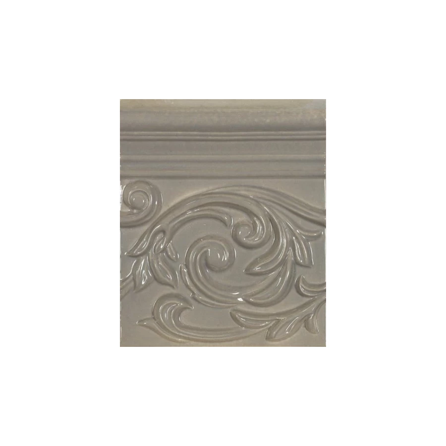 Плитка настенная Ape Ceramica Vintage Decor Poesia Grey глянцевая серая A021964 17,8х15 см