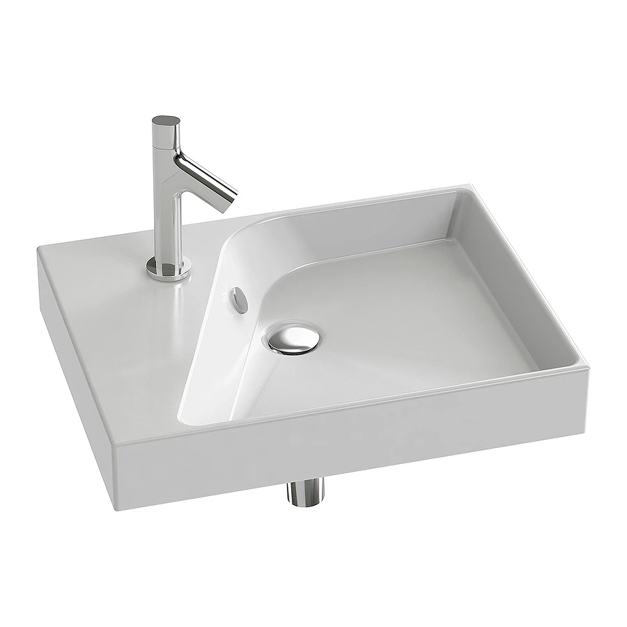 Раковина Jacob Delafon Formilia Rythmik L EXQ112-00 60x46 см