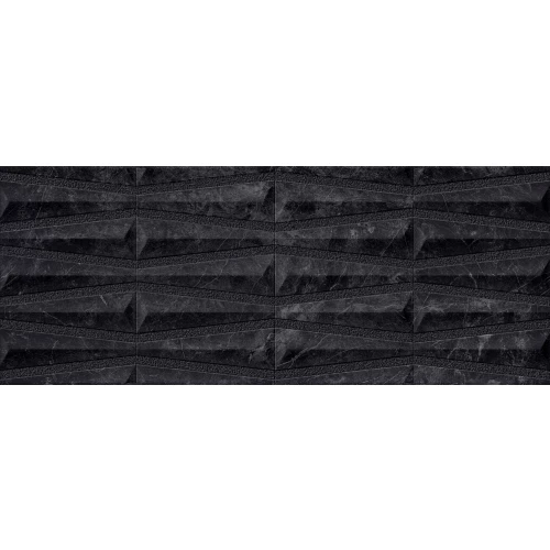 Декор Porcelanosa Веллуто Неро Десо / Velluto Nero Deco матовый черный 100354913 150х59,6 см