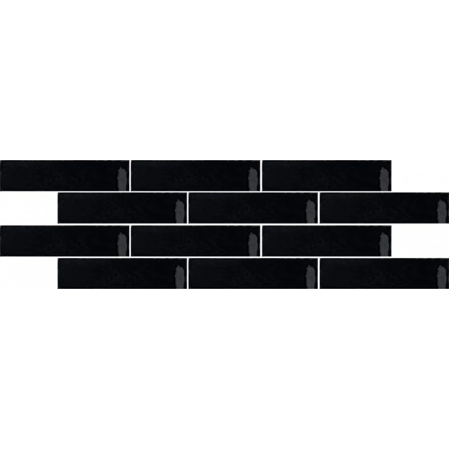 Керамогранит Geotiles Soho Negro Leviglass 25х6 см