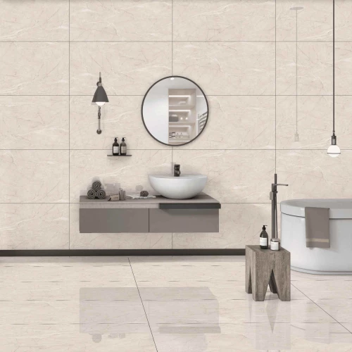 Керамогранит Belleza Loreta Ivory Carving CR матовый бежевый 8,5 мм 120х60 см