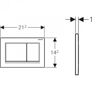 Смывная клавиша Geberit Omega 30 115.080.KM.1