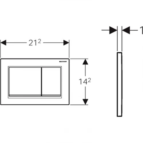 Смывная клавиша Geberit Omega 30 115.080.KM.1