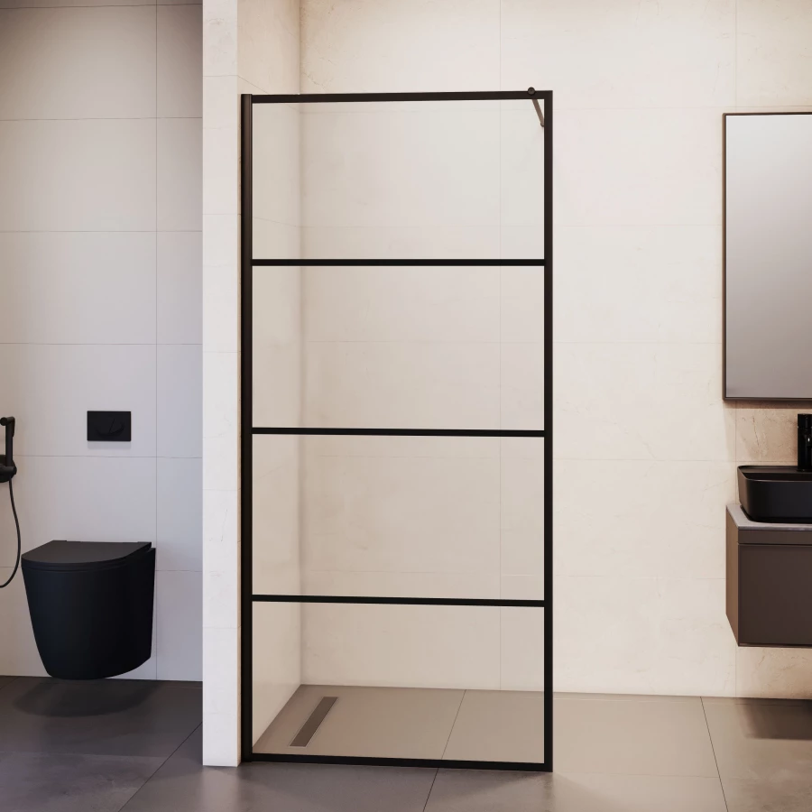 Душевая перегородка RGW WA-019B С рисунком 351001990-84 90 см