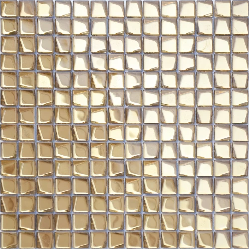 Стеклянная мозаика LeeDo Ceramica Aureo trapezio золотистый 20x20x6