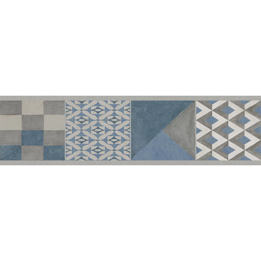 Бордюр Kerama Marazzi Онда обрезной синий 30х7,2 см