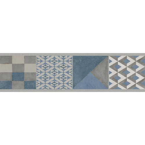 Бордюр Kerama Marazzi Онда обрезной синий 30х7,2 см