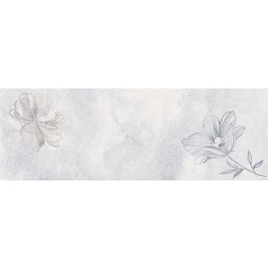 Плитка настенная El Molino Gabana Decor Perla матовая с блеском серая 90х30 см