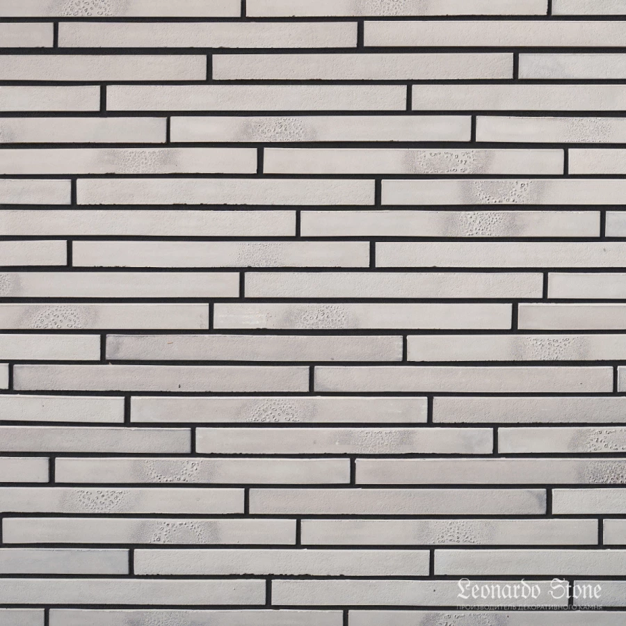 Ригельная плитка под кирпич Leonardo Stone Монреаль 403 mix 49х4х1,5 см