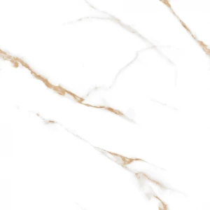 Керамогранит Ceradim Calacatta Sharp Gold белый Полированный 60х60 см