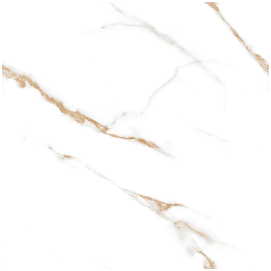 Керамогранит Ceradim Calacatta Sharp Gold белый Полированный 60х60 см