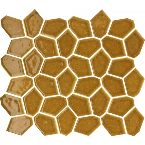 Плитка настенная Italon Avantgarde Авангард Мозаика Амбер матовая желтая 600110001120 33,2х29,2 см