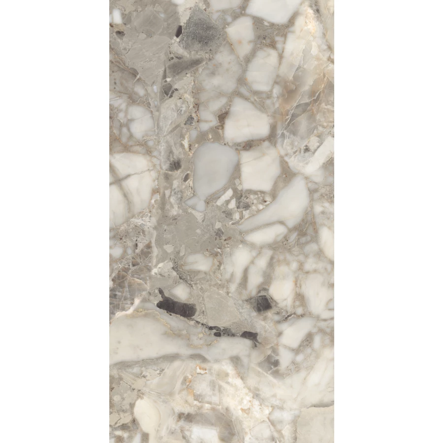 Керамогранит Arcadia Ceramica Aragonite White Full Polished серый FP1036-A 120х60 см