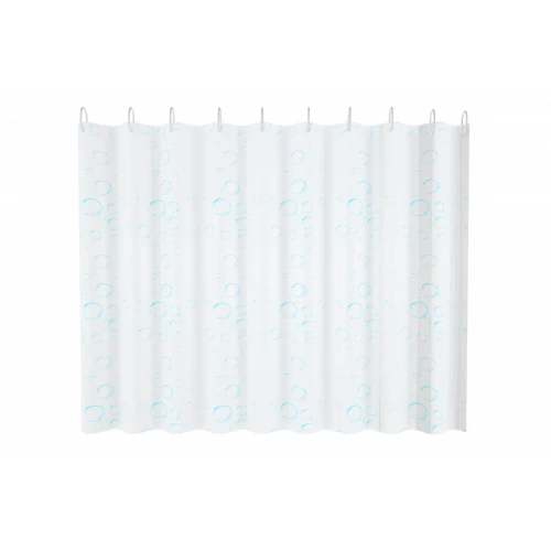 Шторка для ванны Fashun бело-голубая расцветка A8813