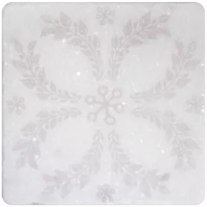 Декор Stone4Home Marble Натуральный мрамор White motif №5 10x10 см