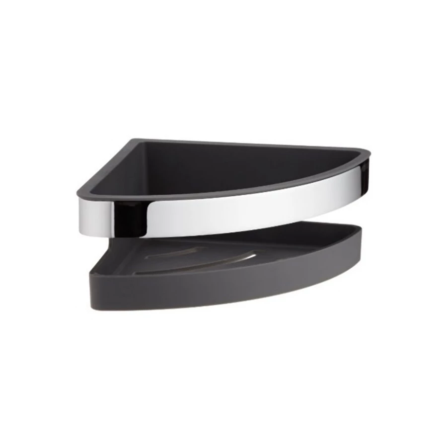 Полка Keuco Collection Moll хром антрацит 12757010001 17,9х8 см