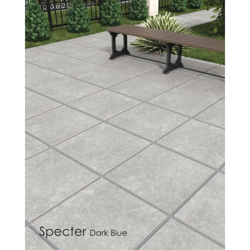 Керамогранит Meili Ceramica Spectre Dark Blue матовый серо-голубой 60х60 см