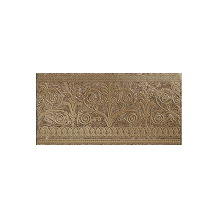 Керамогранит Cerdomus Dynasty Fascia Lux Rust матовый коричневый 0060646 40х20 см