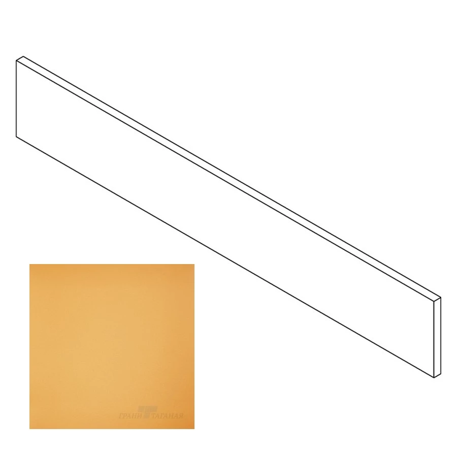 Плинтус Грани Таганая Профи янтарь матовый GT061M 60х9,5 см