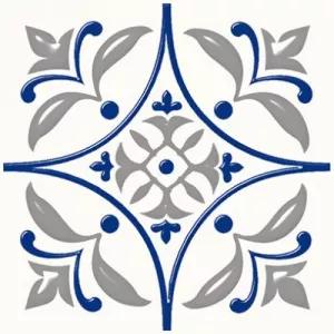 Плитка напольная Нефрит-Керамика Сиди-Бу-Саид синий 01-10-1-15-00-65-1000 20х20 см