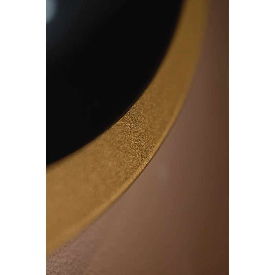 Зеркало Azario Monaco-gold бесконтактный сенсор золотая рамка LED-00002767 d100 см