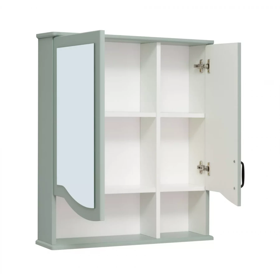 Зеркальный шкаф Runo мята Марсель 65 00-00001219 65x75 см