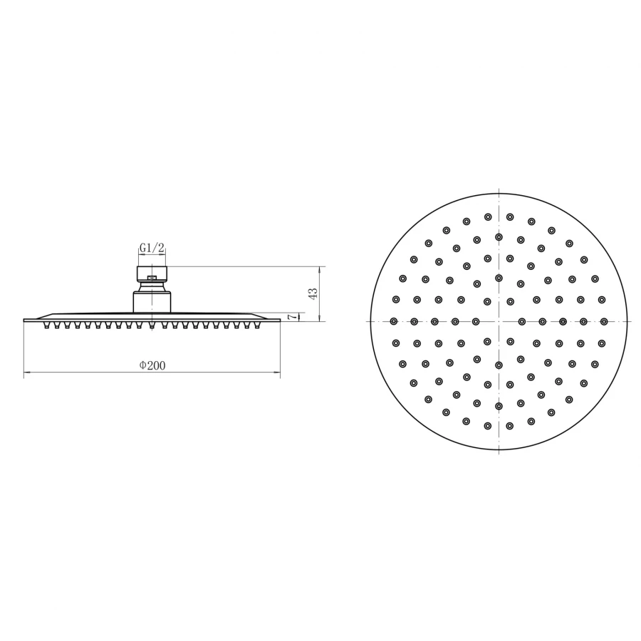 Душевая лейка Fashun A021-8