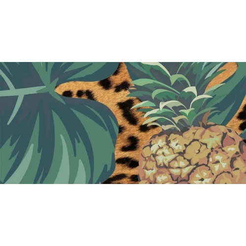 Плитка настенная Kerama Marazzi Пальмейра 5 Декор матовый зеленый HGD\A497\19056 20х9,9 см