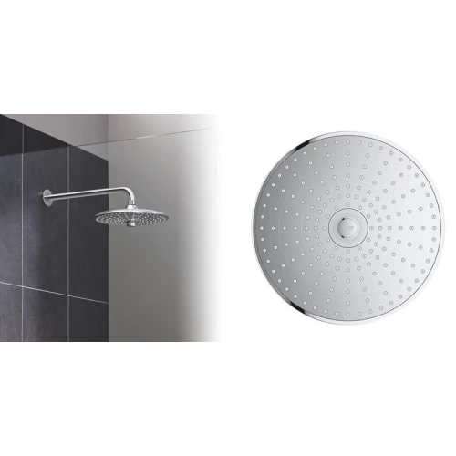 Верхний душ с душевым кронштейном 38 см Grohe Euphoria 260 SmartContro хром 26458000