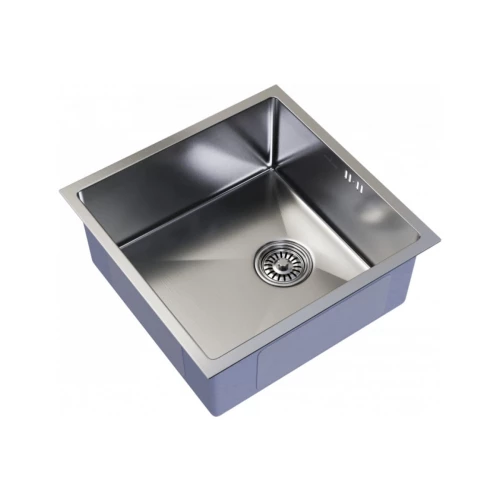 Мойка MixLine PRO подстольный монтаж вып 3 1/2 20см с сифоном сатин 547225 45х45 см