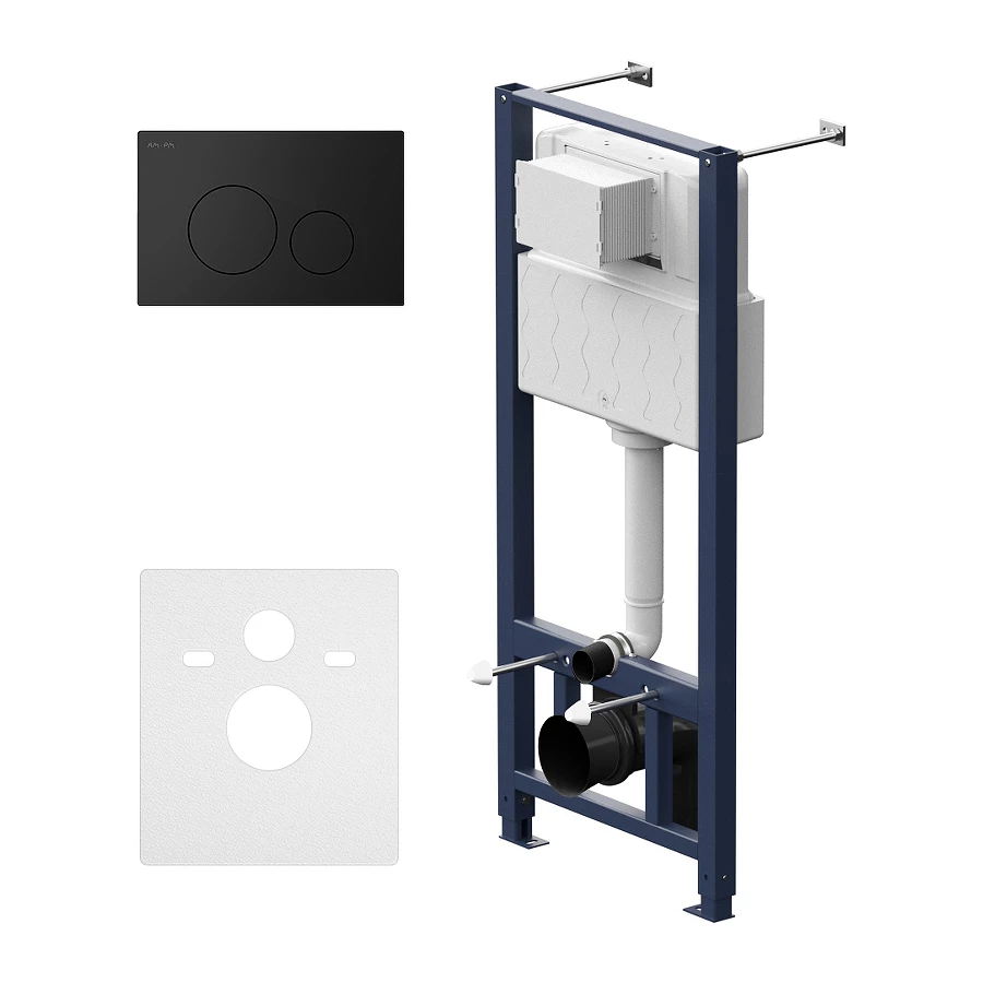 Инсталляция для подвесного унитаза Am Pm Pro с пневматической клавишей Pro L I012704.9038