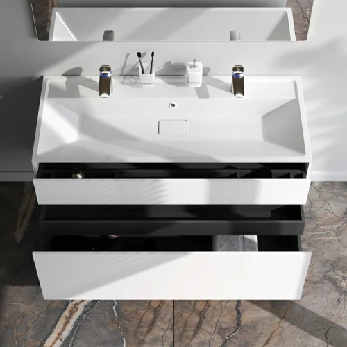 База под раковину Am Pm Inspire V2.0 подвесная белый матовый M50AFHX1203WM 120 см