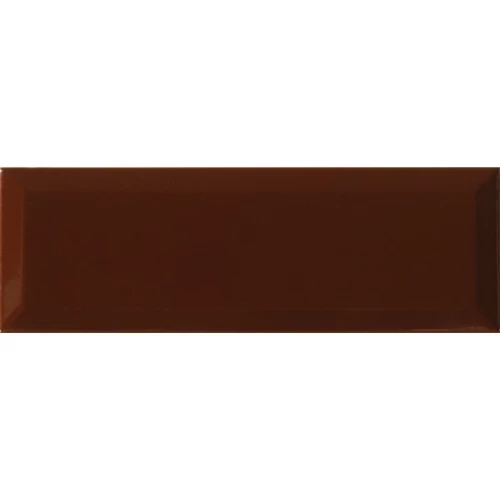 Плитка настенная Monopole Marron Brillo Bisel 10x20 см