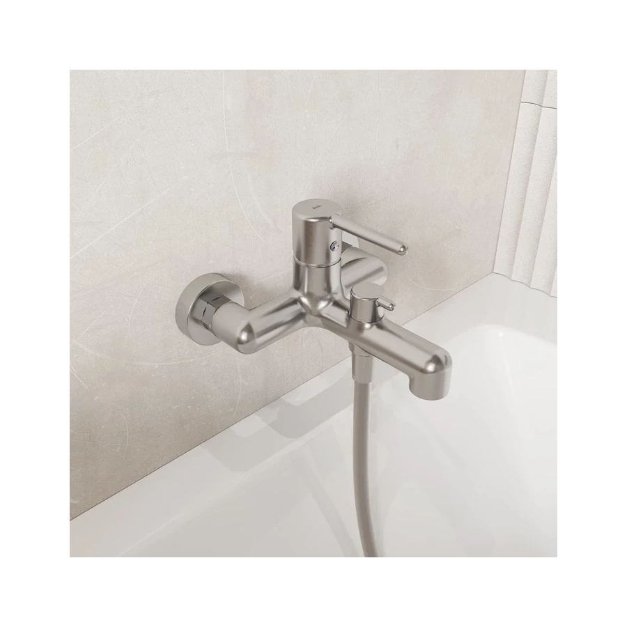 Смеситель для ванны Iddis Aiger хром матовый AIGBC00i02WA