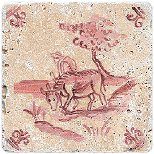 Декор Stone4Home Provance Натуральный травертин Изразцы №2 10x10 см