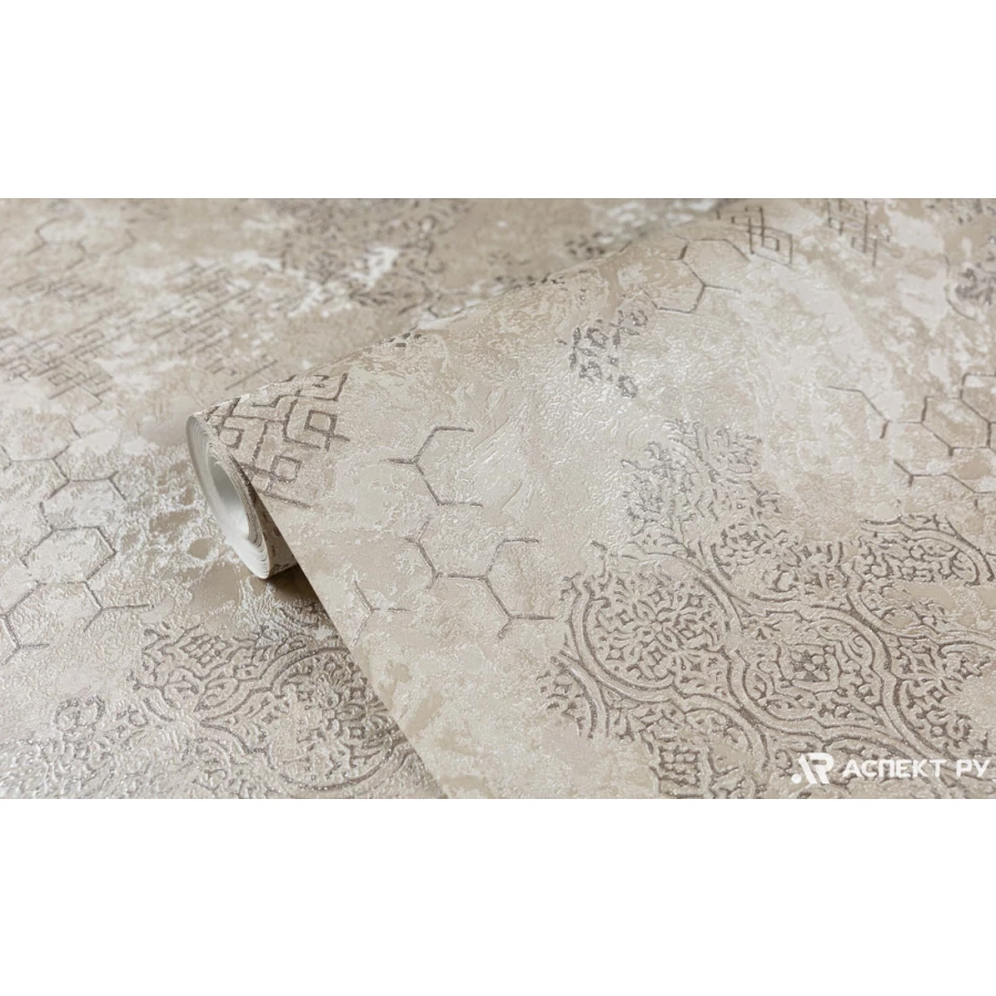 Обои флизелиновые Аспект Багдад коричневые 70661-28 1,06х10,05 м