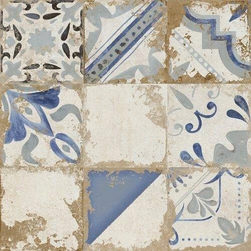 Керамогранит El Molino Memory Azul матовый белый 58x58 см