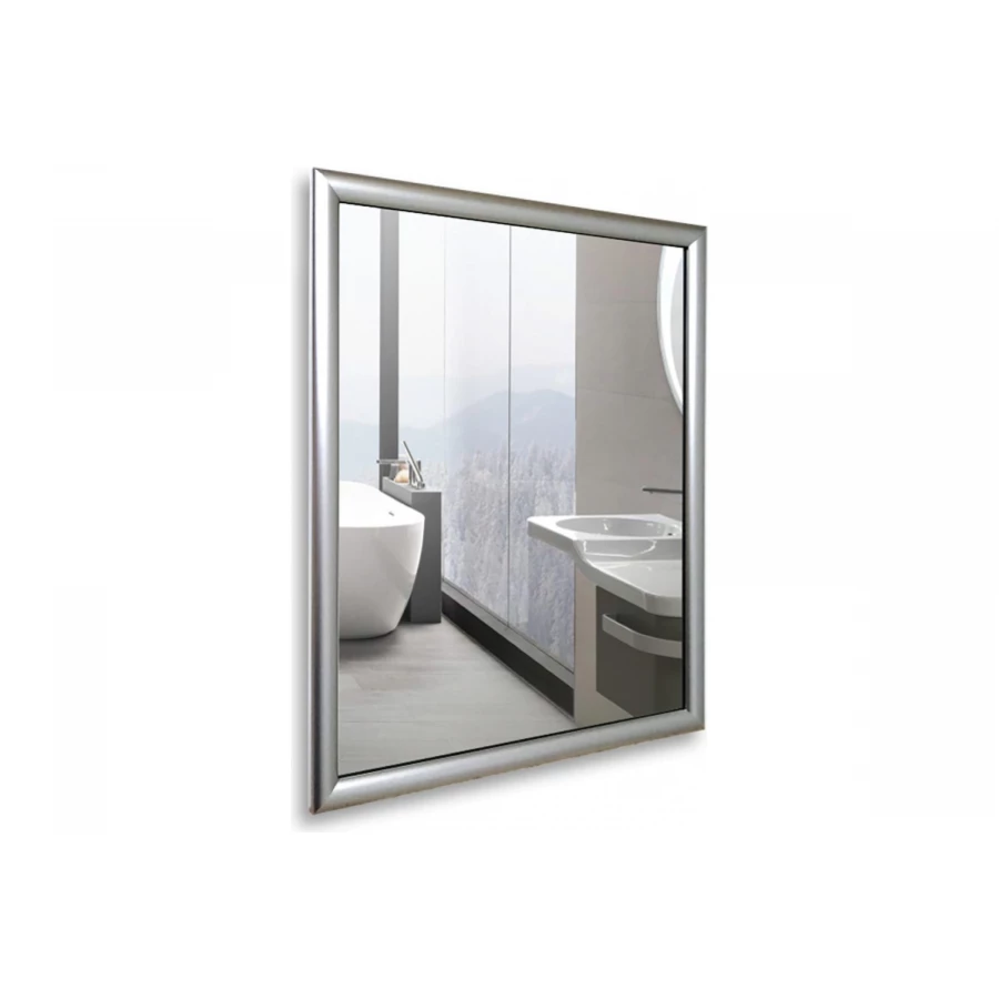 Зеркало MixLine Магнат серебро ШВ полистирол 547296 34х44 см