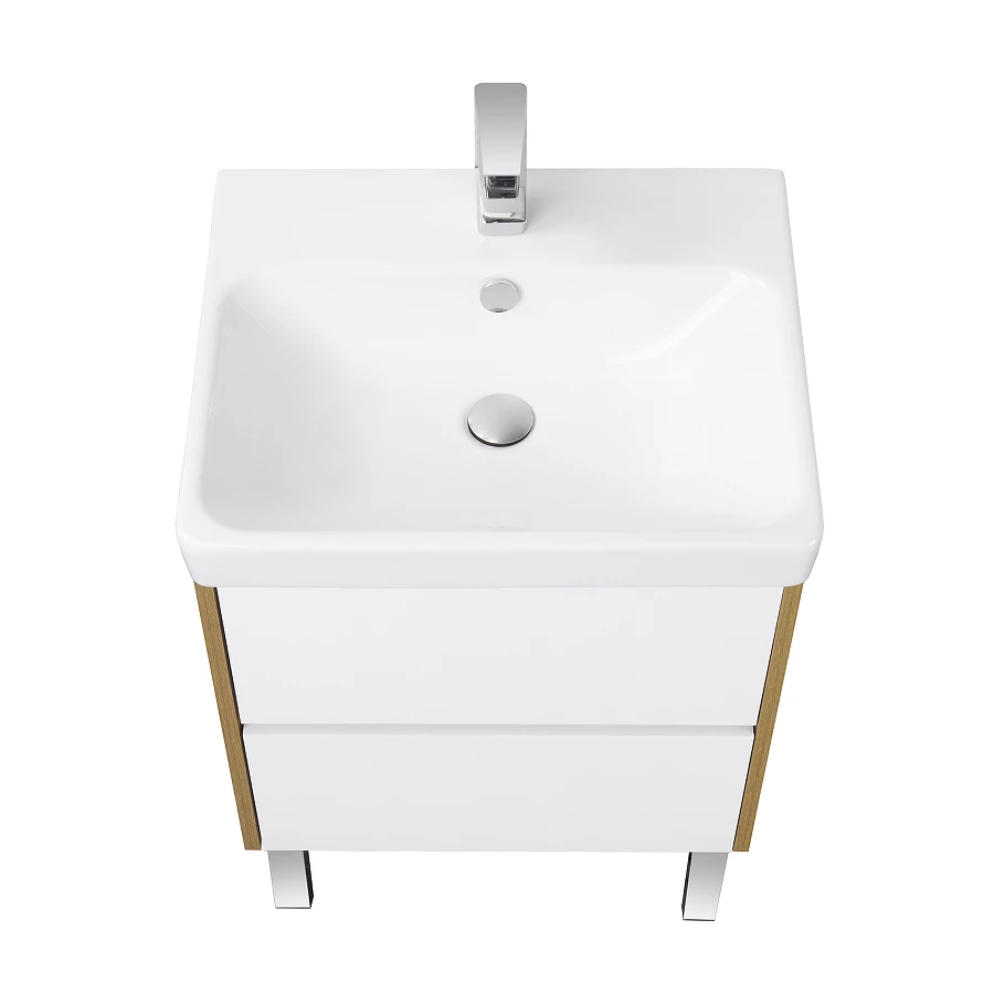 Набор Тумба-умывальник Aquaton Сканди Doors 70 Бел Дуб Рустикальный Раковина Адриана 1A2789K0SDZ90