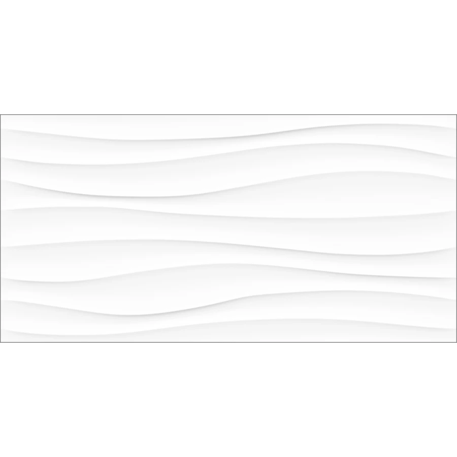 Керамогранит Global Tile Princess Белый волна GT40805853MR 80х40 см