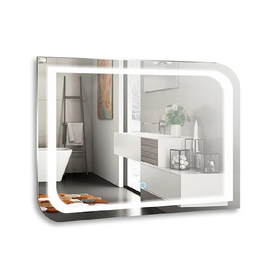 Зеркало Azario Персей c подсветкой и диммером сенсорный выключатель ФР-00000949 80х60 см