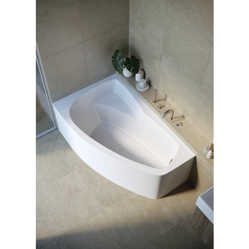 Акриловая ванна Creto Madison левая на каркасе 22-1115 170х105 см