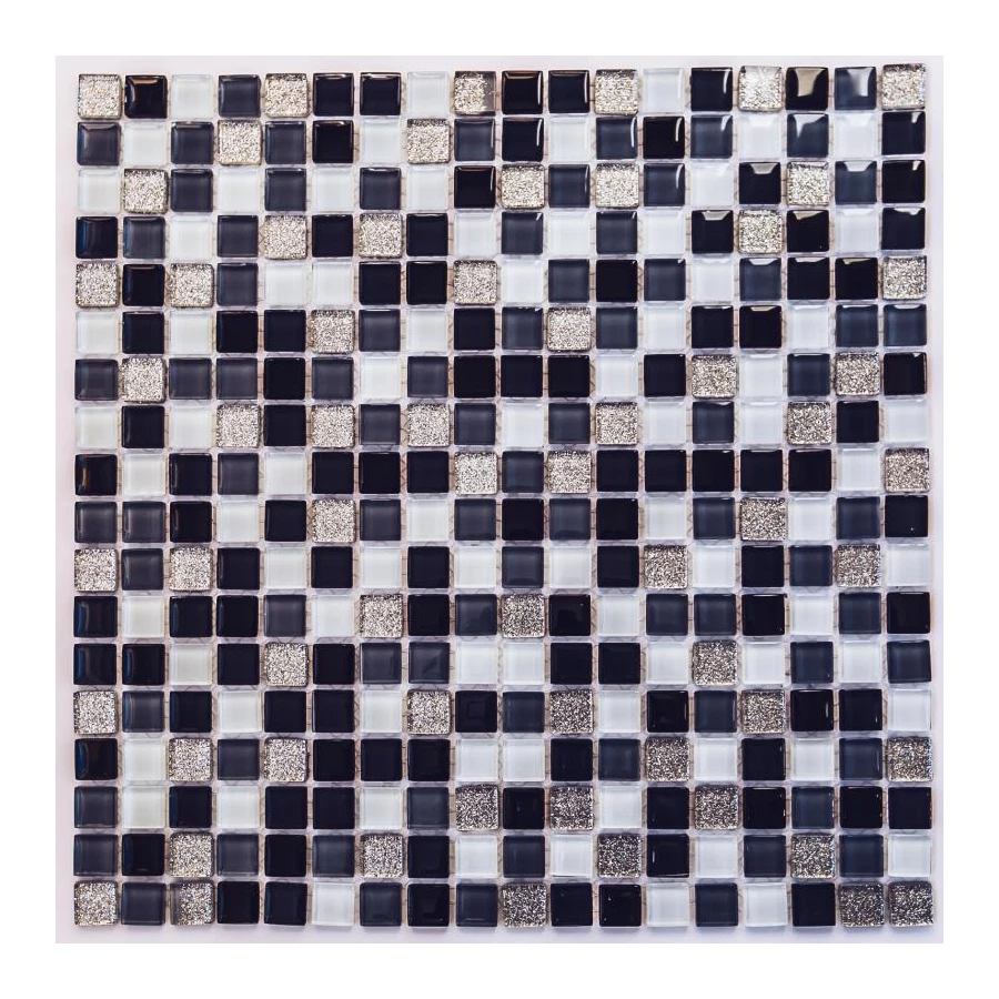 Мозаика Bonaparte Стеклянная мозаика Galaxy 15х15 глянцевая многоцветная 30х30 см