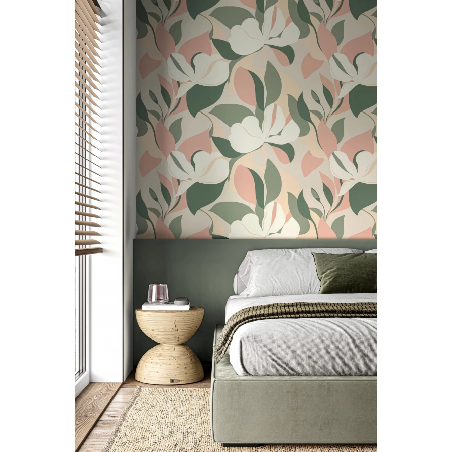 Обои флизелиновые Palitra Life Tropic розовые PL72419-71 1,06х10,05 м