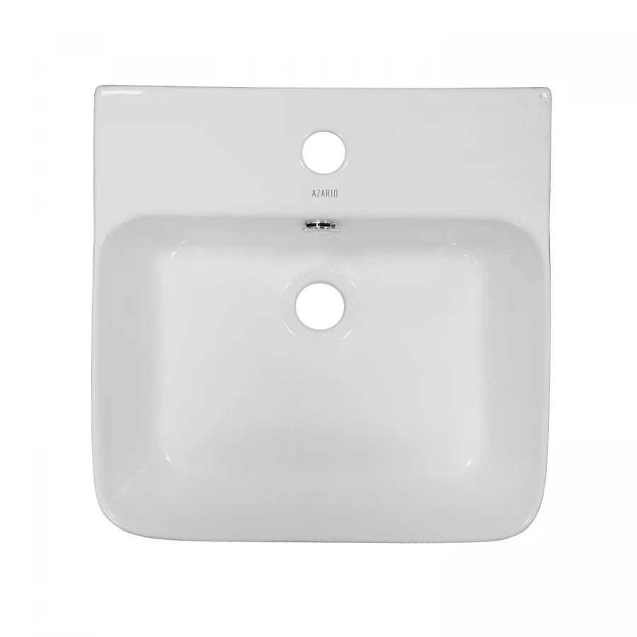 Раковина накладная Azario квадратная белый глянец AZ-2257 41х41х12.5 см
